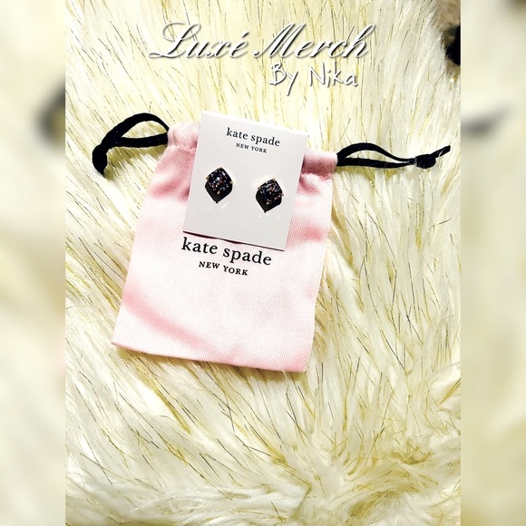 Kate♠️Spade New York Small Square Stud Earrings - Brand New with Dust bag - Picture 1 of 6